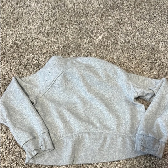 All in Motion Gray Fleece Quarter-Zip Sweatshirt - Picture 2 of 2